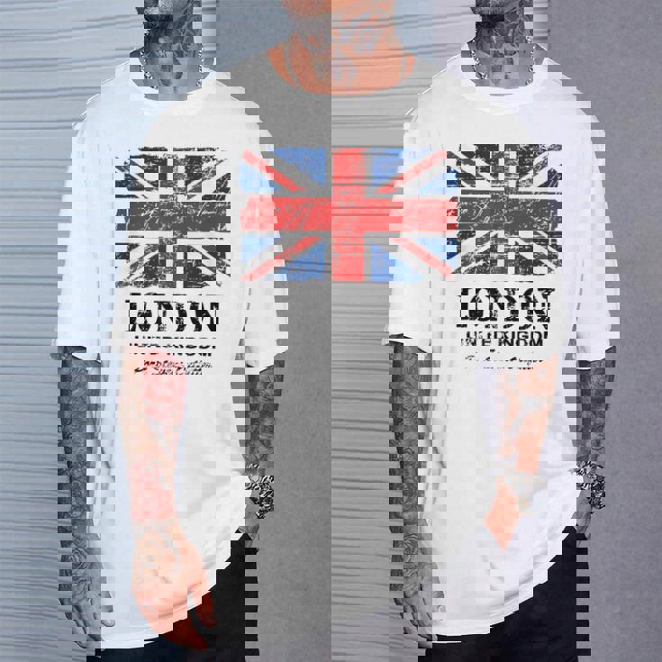 ユニオンジャック 英国の国旗 グレートブリテン ロンドン Union Jack Tシャツ 彼への贈り物