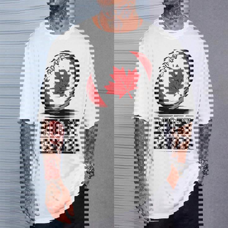 ラグビー カナダ ファン メープルリーフ スポーツ メンズ カナダ国旗 レディース Tシャツ 彼への贈り物