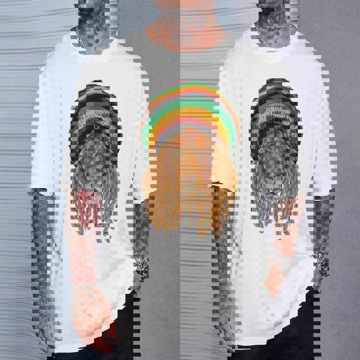 ラスタライオン ジャマイカ ラスタファリ カラーギフト レゲエ愛好家に Tシャツ 彼への贈り物