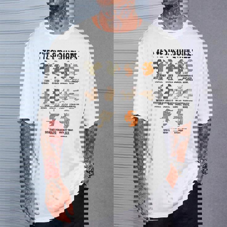 リスシャツの種類 おもしろリスシャツ リス Tシャツ 彼への贈り物