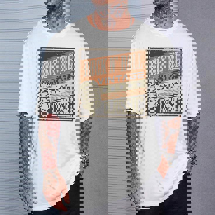 ロックンロールミュージック 1950年代ロカビリー Us 長袖tシャツ Tシャツ 彼への贈り物