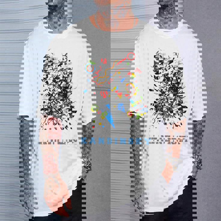 ワシリーカンディンスキー抽象芸術 Tシャツ 彼への贈り物