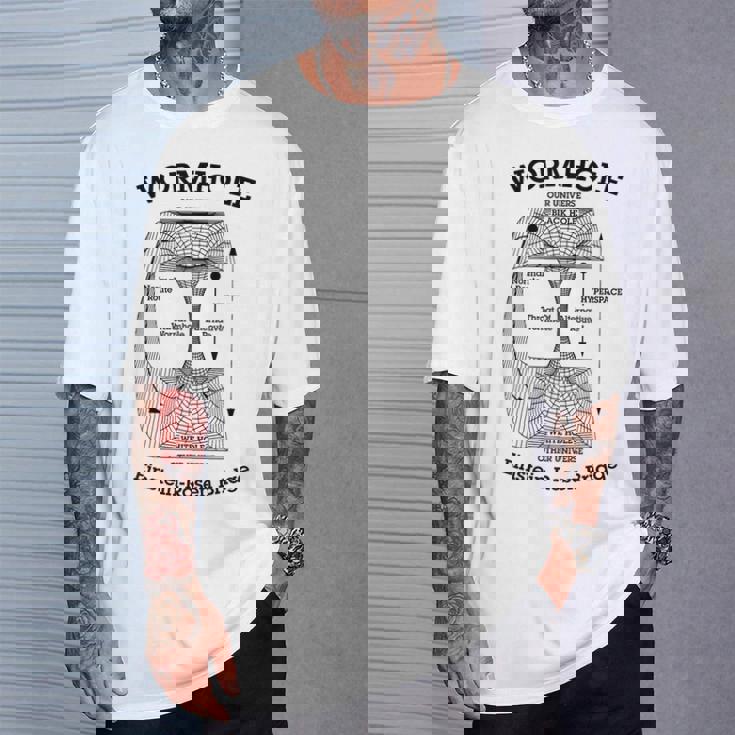 ワームホール アインシュタイン-ローゼンブリッジ ブラックホール ハイパースペース物理学 Tシャツ 彼への贈り物