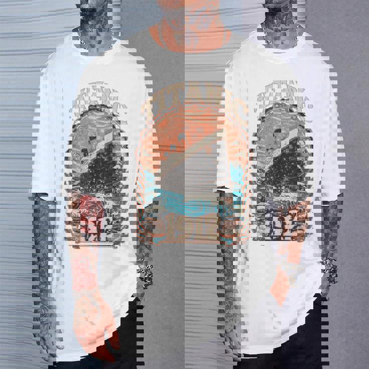 ヴィンテージ 1912年4月 Rms タイタニック アンティーク調クルーズデザイン Tシャツ 彼への贈り物