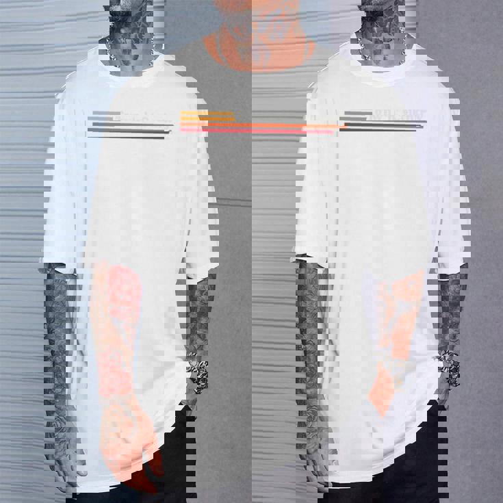 ヴィンテージ 1980年代グラフィックスタイル Town 'N' Country Florida 長袖tシャツ Tシャツ 彼への贈り物