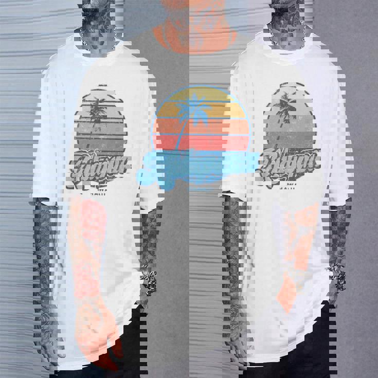 ヴィンテージ カラパナ ハワイ Hi クラシック 70年代 レトロ サーファー Tシャツ 彼への贈り物