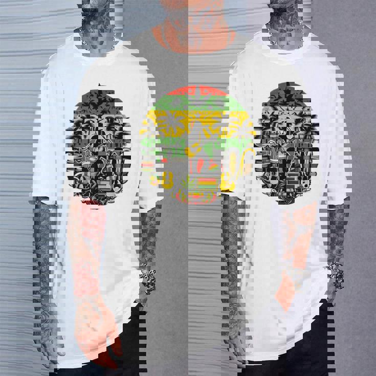 ヴィンテージ レゲエ服 ジャマイカ服 ラスタ服 レゲエ Tシャツ 彼への贈り物