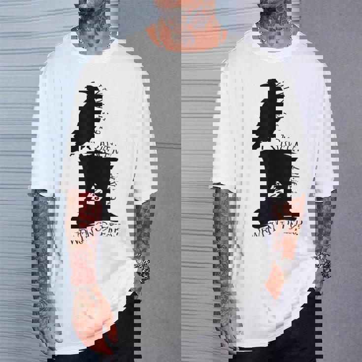 不思議の国のアリス マッドハッター レイブンリドル Tシャツ 彼への贈り物