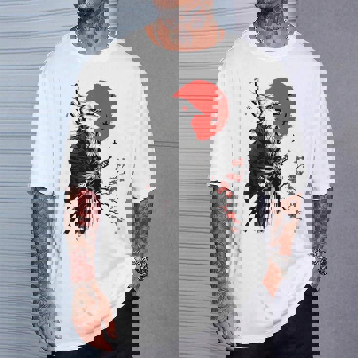 侍戦士 鳥 日本 アニメ グラフィックデザイン Tシャツ 彼への贈り物