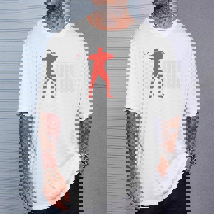 円盤 面白い 円盤投げ 長袖tシャツ Tシャツ 彼への贈り物