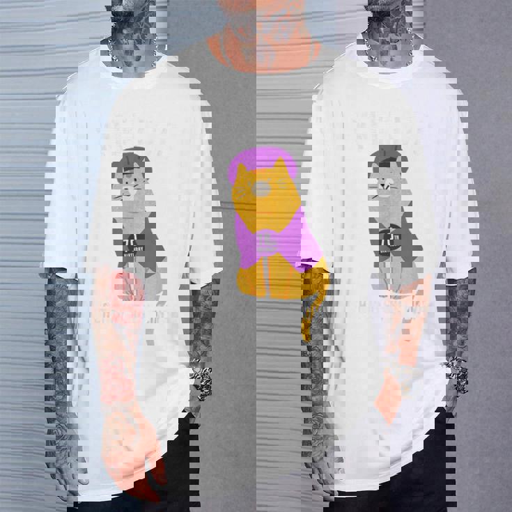 古希祝い 猫 ねこ ちゃんちゃんこ 男性 女性 猫好き 70歳 Cat Days Best Days Tシャツ 彼への贈り物