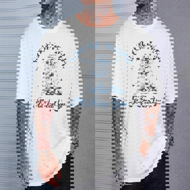 君は奇妙だよ君をキープするチーム・トラッシュ・ラクーン・オポッサム・ミーム Tシャツ 彼への贈り物