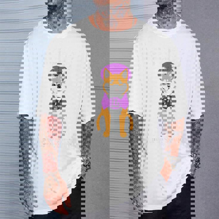 喜寿祝い 犬 柴犬 ちゃんちゃんこ 男性 女性 犬好き 77歳 Dog Days Best Days Tシャツ 彼への贈り物