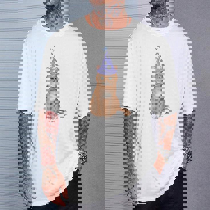 喜寿祝い 猫好き 男性 女性 喜寿 お祝い 77歳 かわいい ねこ おしゃれ 猫 紫色 Tシャツ 彼への贈り物