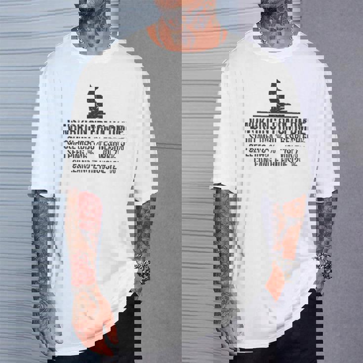 在宅勤務 在宅清掃 Tシャツ 彼への贈り物