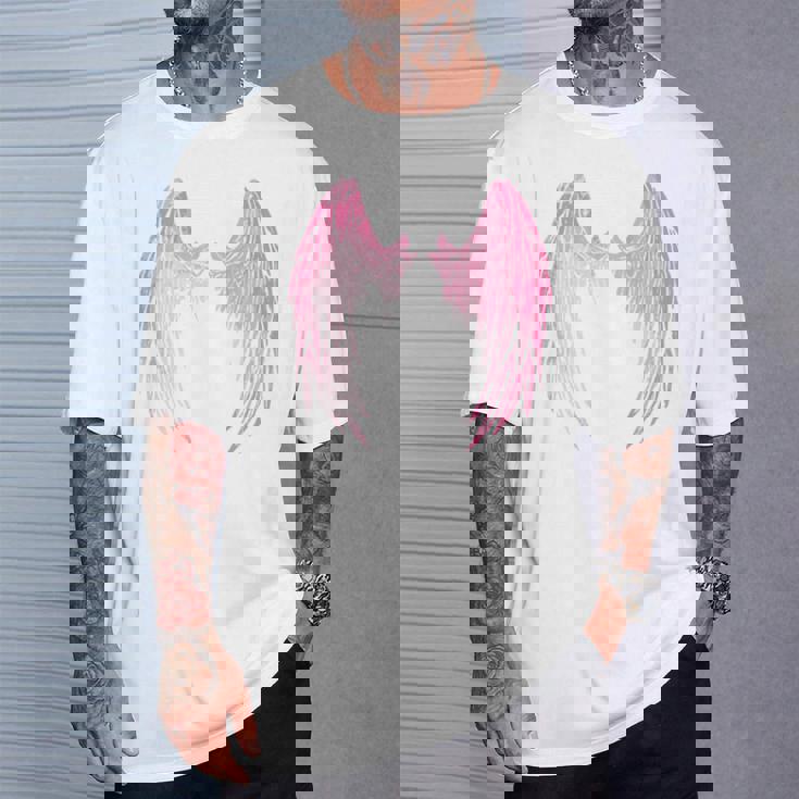 天使の翼 天使の羽 ヘヴンローズ Tシャツ 彼への贈り物