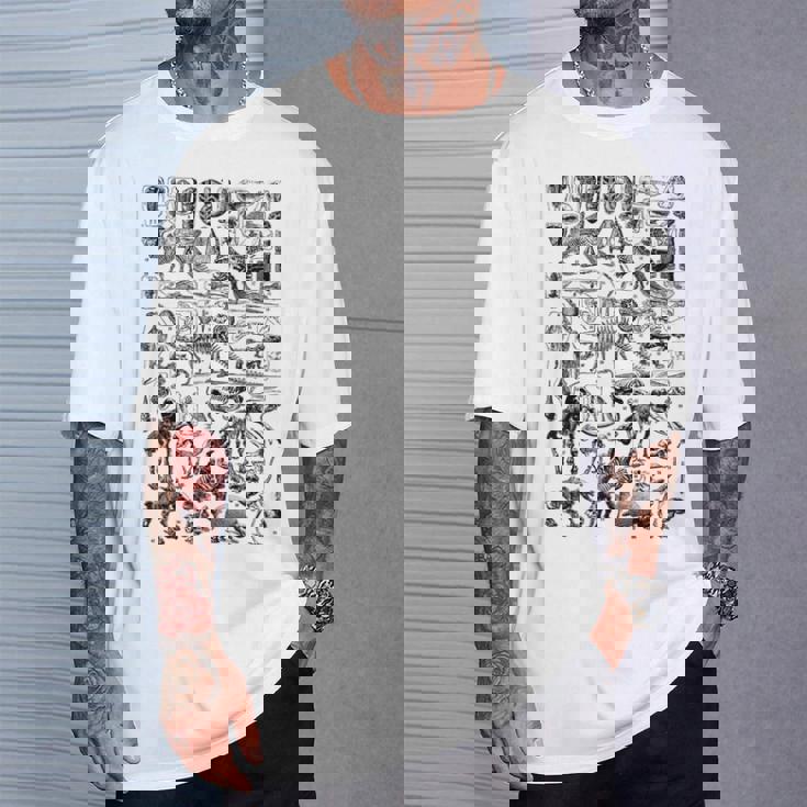 恐竜の化石 T-Rex 古生物学 ヴィンテージ 考古学 ギフト Tシャツ 彼への贈り物