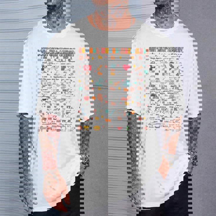 新学期 面白い 学校 看護師 アルファベット 学校 看護師 生活 Tシャツ 彼への贈り物