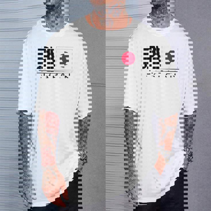 日本国旗 日本の国コード Jpnports Games アスリート Tシャツ 彼への贈り物