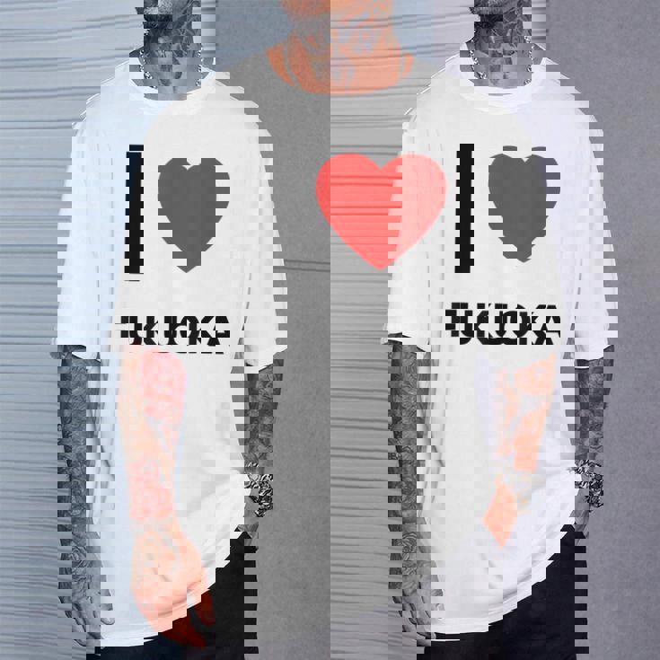 日本福岡大好き Tシャツ 彼への贈り物