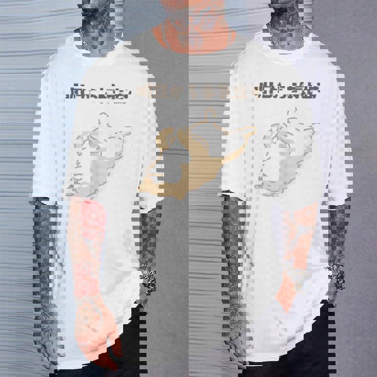 明日から本気出す 犬 柴犬 犬好き かわいい おもしろ 面白い Tシャツ 彼への贈り物