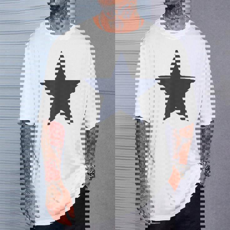 星 星柄 メンズ レディース ブランド おしゃれ かっこいい かわいい プリント 大きサイズ 紺 春夏 ブルーステラ Tシャツ 彼への贈り物