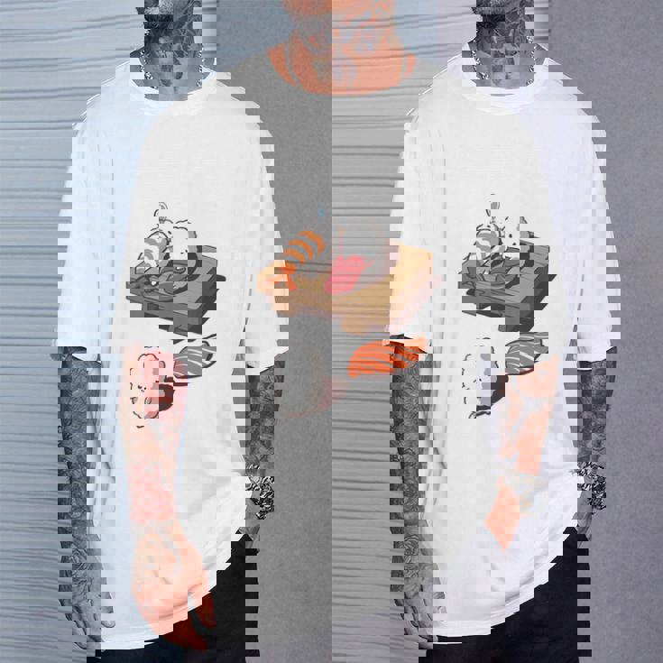 時すでにおすし ネタ ことわざ 言い間違いことわざ ジョーク ギャグ ダジャレ ツッコミ 寿司 長袖tシャツ Tシャツ 彼への贈り物