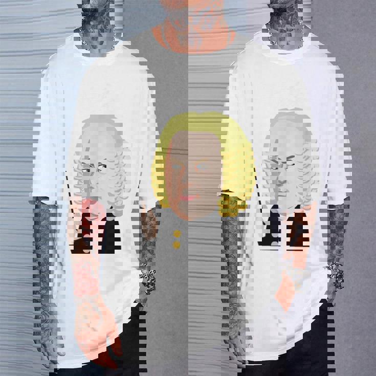 楽しい音楽コンダクターシャツ クールバッハ クラシカル音楽作曲家 Tシャツ 彼への贈り物