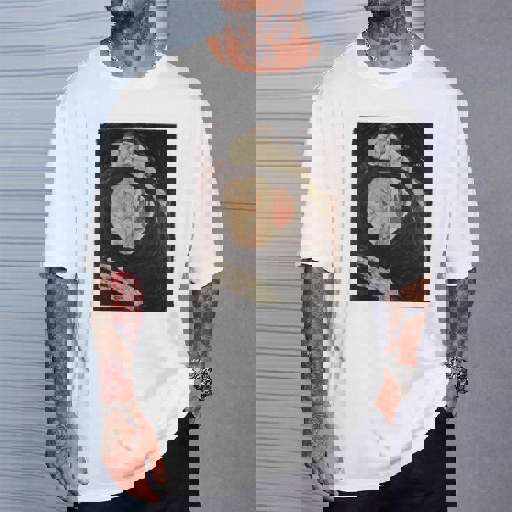 死んだ母 エゴン・シーレ作 1910 長袖tシャツ Tシャツ 彼への贈り物