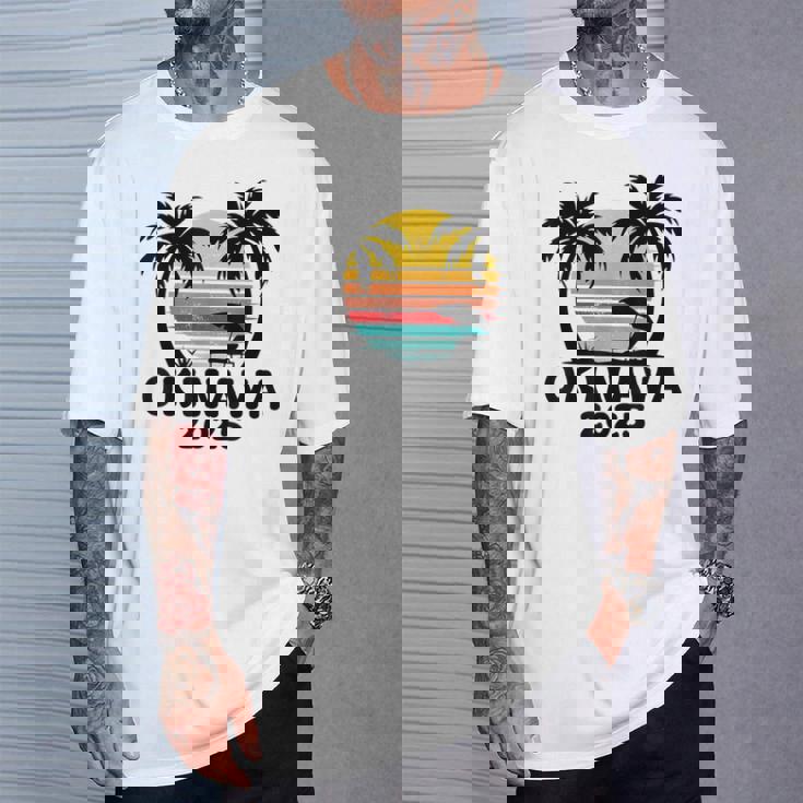 沖縄 2025 家族旅行 友達 団体行楽 マッチング Tシャツ 彼への贈り物