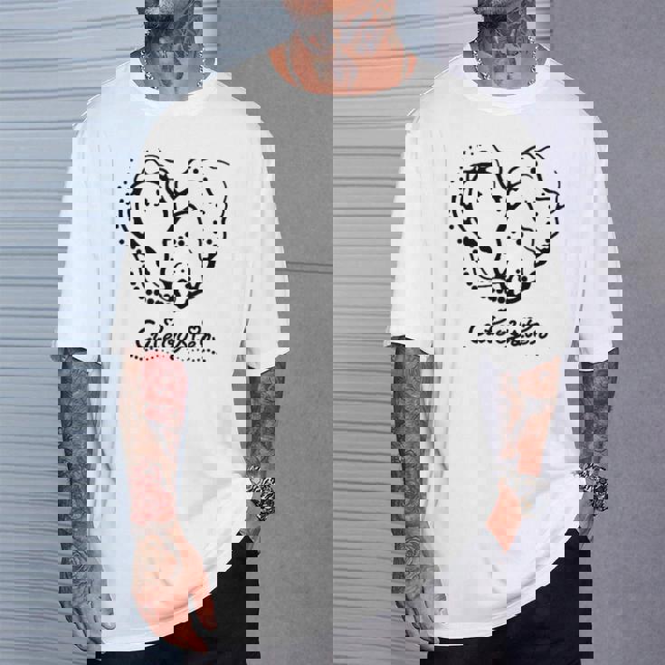 牡蠣のキャラクター「Cute Oyster」黒ver Tシャツ 彼への贈り物