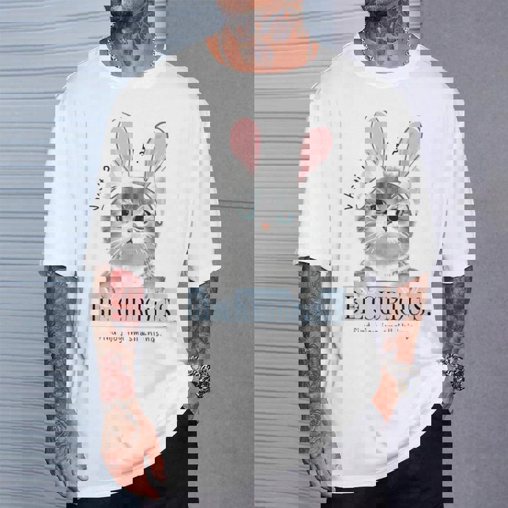 猫 面白い ネコ 可愛い うさぎ 猫好きにお勧め うさ耳ねこ Tシャツ 彼への贈り物