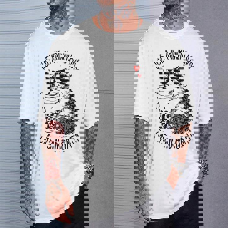 猫が大好きな女の子とボバティーラグドール猫好き Tシャツ 彼への贈り物