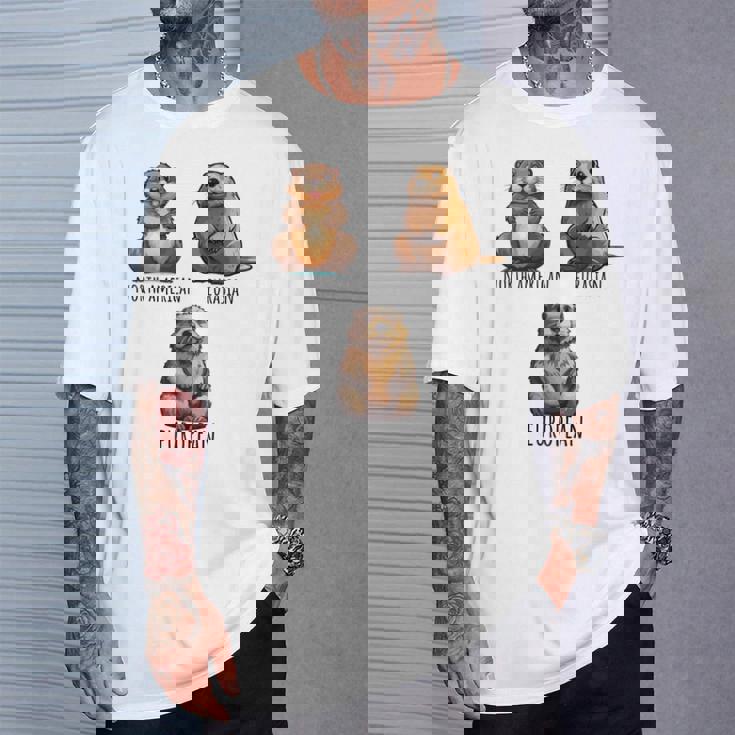 異なるタイプのビーバーズ品種コレクション、かわいいビーバーが大好き。 長袖tシャツ Tシャツ 彼への贈り物