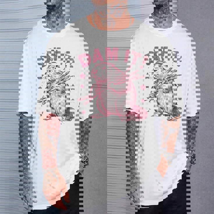 皮肉なビーバー Tシャツ 彼への贈り物