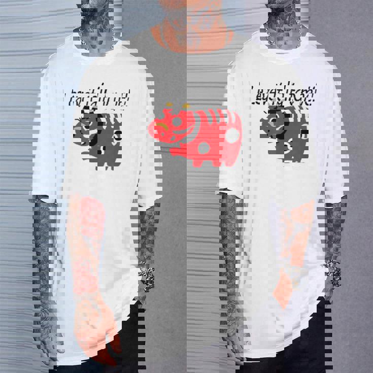 私に任せなさいっ！！ 赤べこ 疫病退散 お守り 郷土玩具 福島県 メンズ レディース キッズ Tシャツ 彼への贈り物