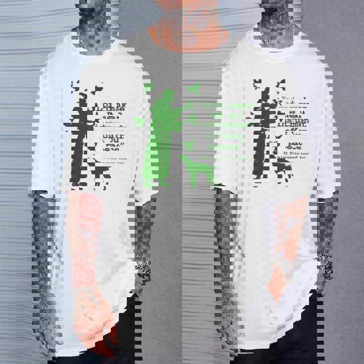 聖フランシスコ Tシャツ 彼への贈り物