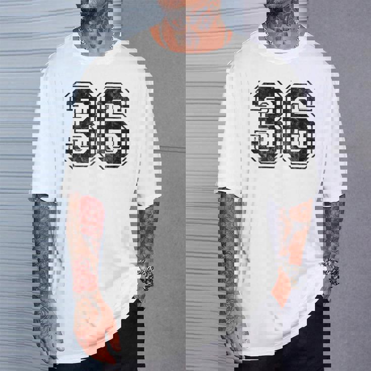 背中に36番。 Tシャツ 彼への贈り物