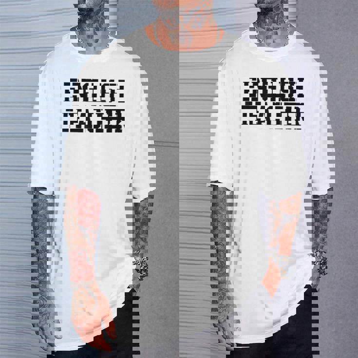 英語教師 かわいい教師の学校服 Tシャツ 彼への贈り物