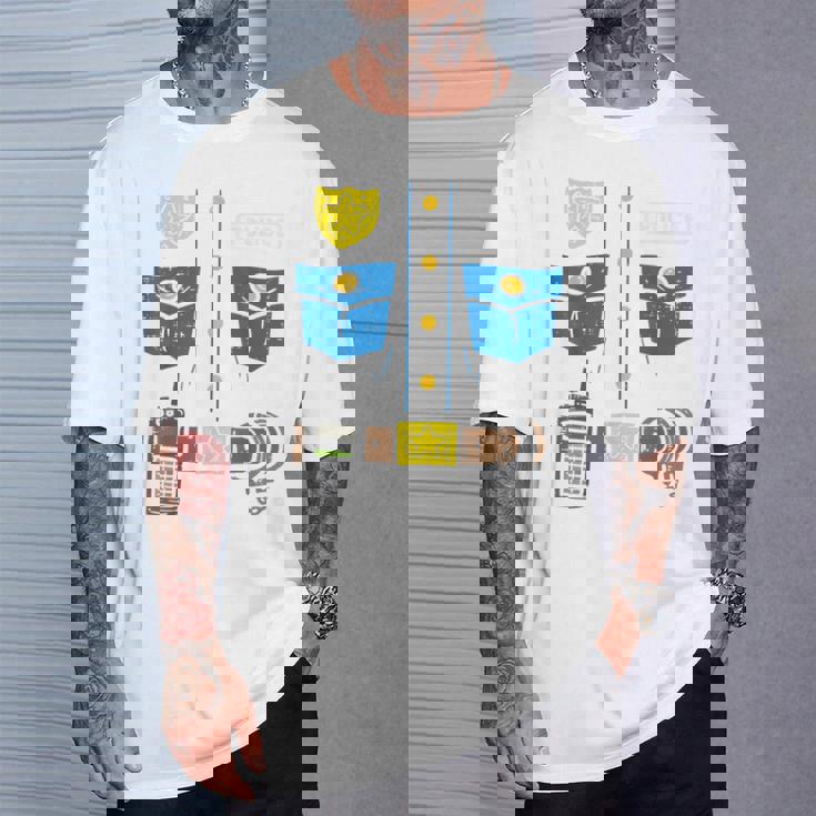 警察コスチューム 面白い警官 警察官 警察官 男性 男の子 子供 Tシャツ 彼への贈り物