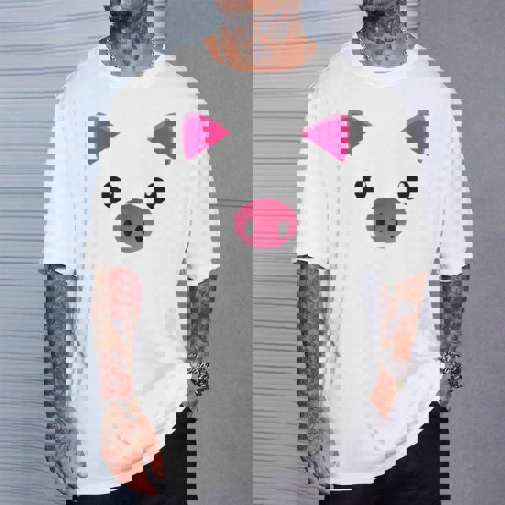 豚の顔 ハロウィン ティーカップ 豚 コスチューム ギフト Tシャツ 彼への贈り物