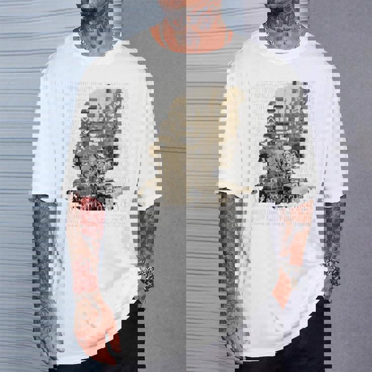 連帯を呼ぶ時 我々はaunganuu Kyiと共に 長袖tシャツ Tシャツ 彼への贈り物