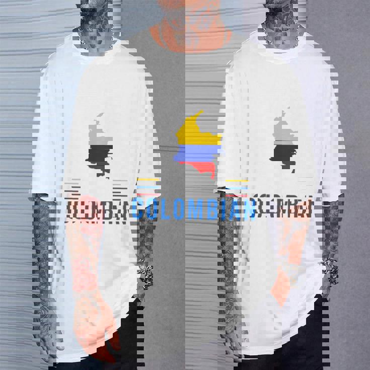 面白いコロンビアスラングjerga Colombiana メンズ レディース 長袖tシャツ Tシャツ 彼への贈り物