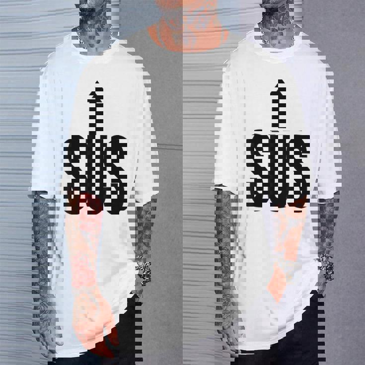 面白い不審者は面白いいたずら者は遊び心のある引用 Tシャツ 彼への贈り物