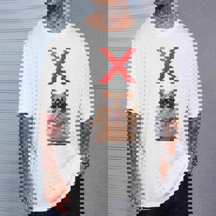 面白くて笑いたい人のためのxハムスター。 長袖tシャツ Tシャツ 彼への贈り物