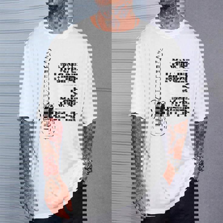 音量が大きいほど良い Tシャツ 彼への贈り物