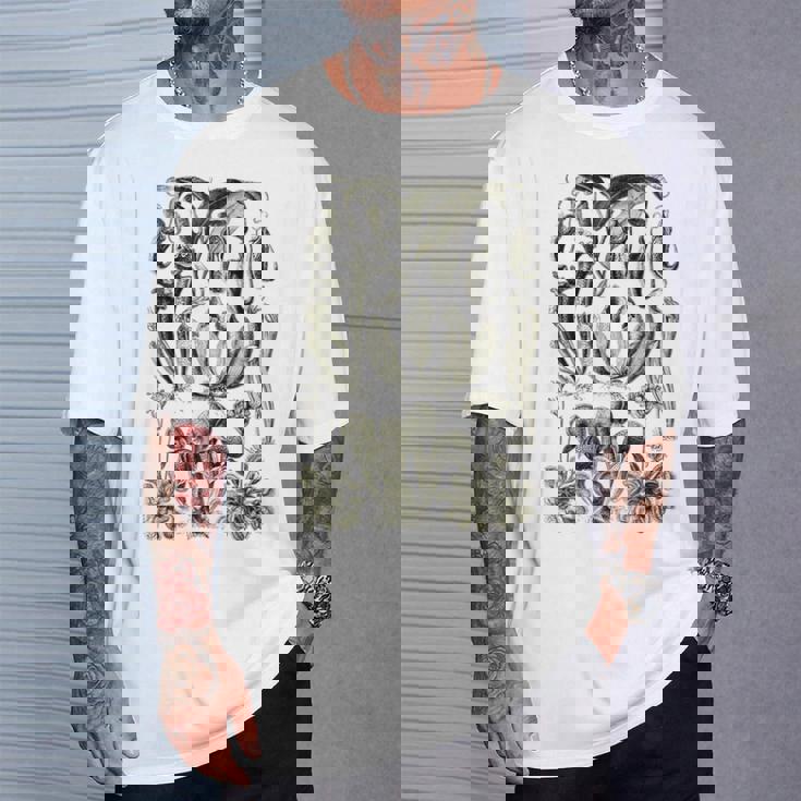 食虫植物 ヴィンテージ サラセニア ボタニカル Tシャツ 彼への贈り物