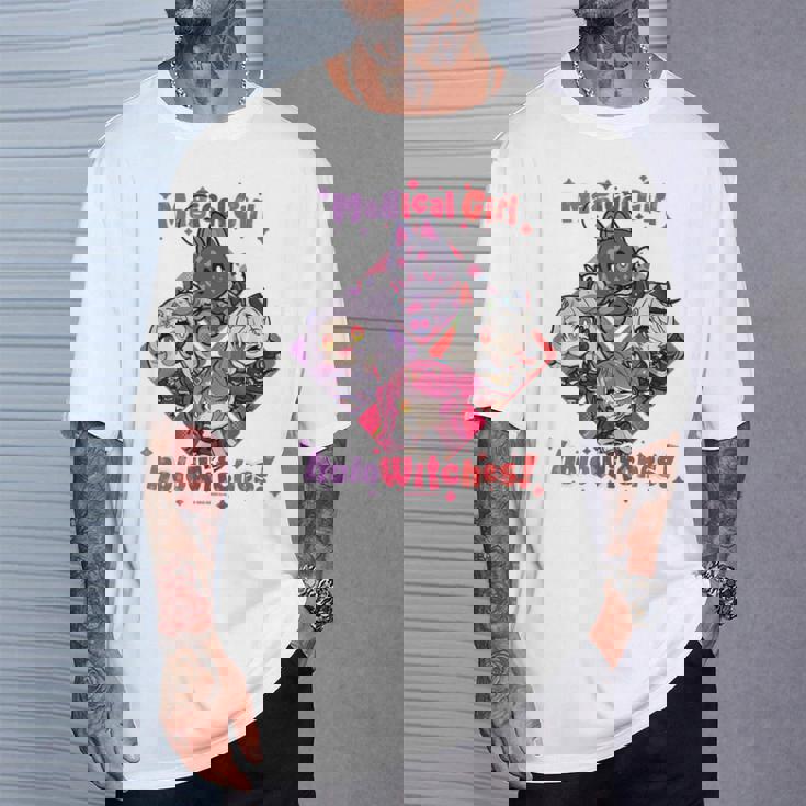 魔法少女ホロウィッチ！ 紫咲シオン・宝鐘マリン・沙花叉クロヱ Tシャツ 彼への贈り物