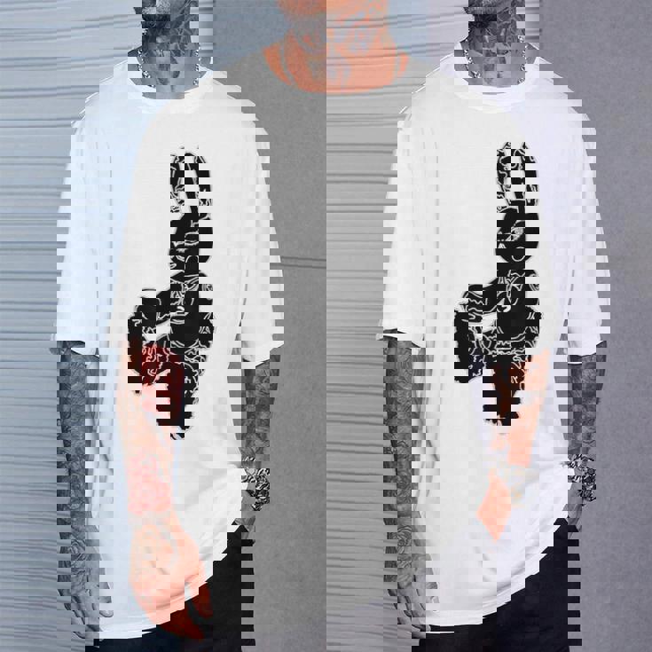 黒うさぎ星人 Tシャツ 彼への贈り物