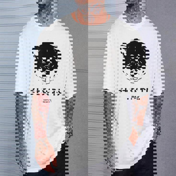 黒柴ちびちゃん かわいい柴犬 Tシャツ 彼への贈り物